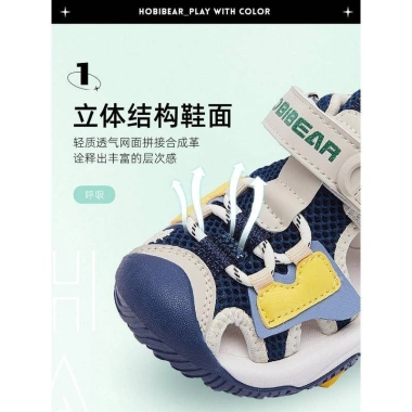 Giày Sandal Khóa Dán Thời Trang Đi Biển Dành Cho Trẻ Giá Ưu Đãi 593.999₫