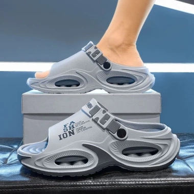 Giày sandal nam 2.025 đế dày, chống trượt, hai cánh, lý tưởng lái xe ngoài trời