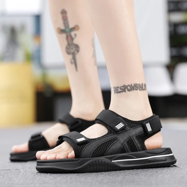 Giày sandal nam mũi mở, dép flat thoải mái, thời trang leo núi - Giá giảm còn 270.000₫ 7