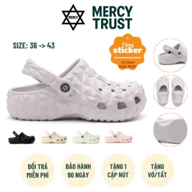 Giày sandal Nerdy nam nữ đế cao 4cm, quai da phối dù êm bền, quai hậu tháo rời - màu xám 2