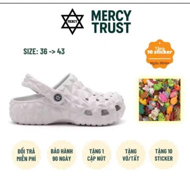Giày sandal Nerdy nam nữ đế cao 4cm, quai da phối dù êm bền, quai hậu tháo rời - màu xám 6