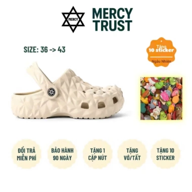 Giày sandal Nerdy nam nữ đế cao 4cm, quai da phối dù êm bền, quai hậu tháo rời - màu xám 8
