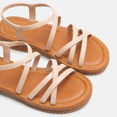 Giày sandal nữ BQ SD 822-45 đế bằng êm chân, thoải mái Giá 280.720 VND
