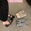 Giày sandal nữ đế bệt mềm, quai ngang Hàn Quốc MS22 - 185.900 VND, đi chơi, học