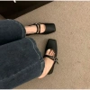 Giày sandal nữ đế bệt mềm, quai ngang Hàn Quốc MS22 - 185.900 VND, đi chơi, học 3