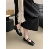 Giày sandal nữ đế bệt mềm, quai ngang Hàn Quốc MS22 - 185.900 VND, đi chơi, học 7