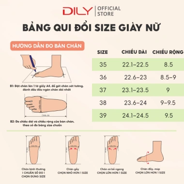 Giày sandal nữ DILY đi học đế độn 6.5cm, quai hậu cài - Giá chỉ 399.000₫ 9