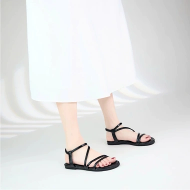 Giày Sandal Nữ Doly Shoes Quai Mảnh Đế Bệt Phối Chun - Xinh Đi Học, Chơi, Biển, Giá 99.027₫ 2