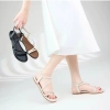 Giày Sandal Nữ Doly Shoes Quai Mảnh Đế Bệt Phối Chun - Xinh Đi Học, Chơi, Biển, Giá 99.027₫ 4