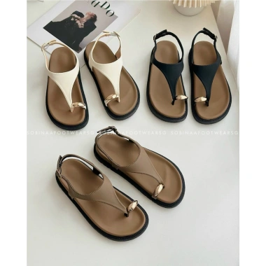 Giày sandal nữ new xỏ ngón đế bánh mì full box thời trang quai hậu kẹp ngón giảm 288.999₫ 2