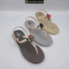 Giày sandal quai kẹp nữ đính đá xịn - Đế chống trượt, đa màu, 160k, du lịch 7