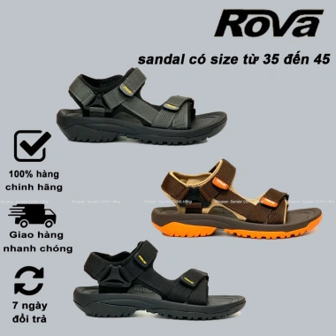 Giày sandal Rova công sở nam nữ quai dù đế cao su 35‑45 size, siêu thoải mái 279k