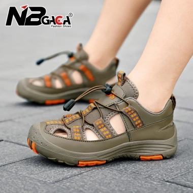 Giày Sandal Thể Thao Cutout Trẻ Em Nam 5-15 Tuổi Chống Trượt, Thoáng Khí, Phù Hợp Đi Biển và Đi Học - Giá 275.131₫ 5