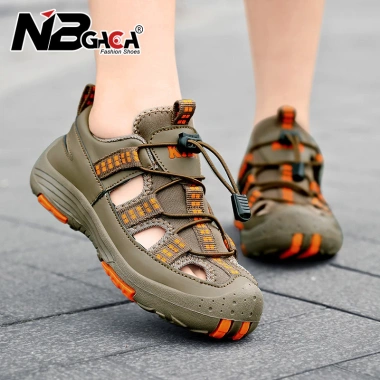 Giày Sandal Thể Thao Cutout Trẻ Em Nam 5-15 Tuổi Chống Trượt, Thoáng Khí, Phù Hợp Đi Biển và Đi Học - Giá 275.131₫ 6