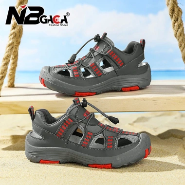 Giày Sandal Thể Thao Cutout Trẻ Em Nam 5-15 Tuổi Chống Trượt, Thoáng Khí, Phù Hợp Đi Biển và Đi Học - Giá 275.131₫ 8