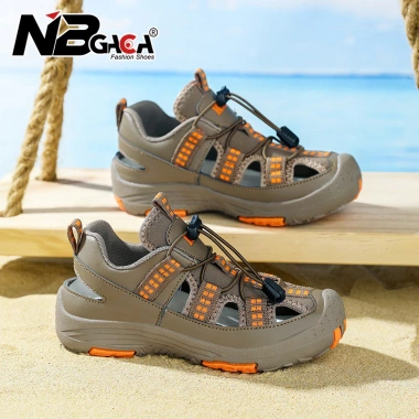 Giày Sandal Thể Thao Cutout Trẻ Em Nam 5-15 Tuổi Chống Trượt, Thoáng Khí, Phù Hợp Đi Biển và Đi Học - Giá 275.131₫ 9