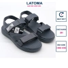 Giày sandal trẻ em nam nữ quai dù siêu nhẹ êm chân Latoma TA8.291 Xám Giá 175k