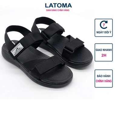 Giày sandal trẻ em nam nữ quai dù siêu nhẹ êm chân Latoma TA8.291 Xám Giá 175k