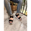 Giày sandal unisex The BiLy quai ngang dây dù, đế IP siêu êm nhẹ, màu đen đế trắng - giảm giá 20% BLDT09 5