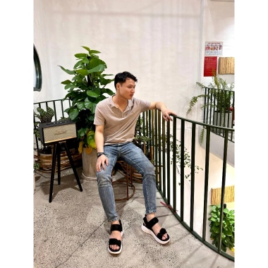 Giày sandal unisex The BiLy quai ngang dây dù, đế IP siêu êm nhẹ, màu đen đế trắng - giảm giá 20% BLDT09 9 Giày sandal unisex The BiLy quai ngang dây dù, đế IP siêu êm nhẹ, màu đen đế trắng - giảm giá 20% BLDT09 9