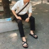 Giày sandal xỏ ngón quai chéo đế ô vuông nam nữ - Đa năng đi học, du lịch, chỉ 89.000₫ 6