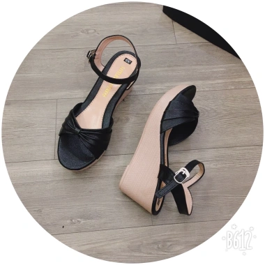 Giày sandal xuồng quai tết 7cm êm chân V3 - Giá 189.000đ giảm so với 226.800đ 3
