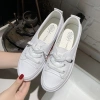 Giày Slip On Dây Buộc Rút Trắng Da PU - Kiểu Đơn Giản, Giá 106.770 VND, Giảm 22%
