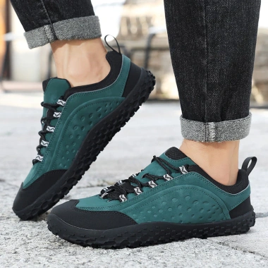 Giày sneakers chống thấm, đế cao su, chạy bộ & đi bộ dài, màu đen-xám-xanh kaki, giá 523.944₫ 3