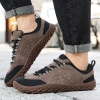 Giày sneakers chống thấm, đế cao su, chạy bộ & đi bộ dài, màu đen-xám-xanh kaki, giá 523.944₫ 4