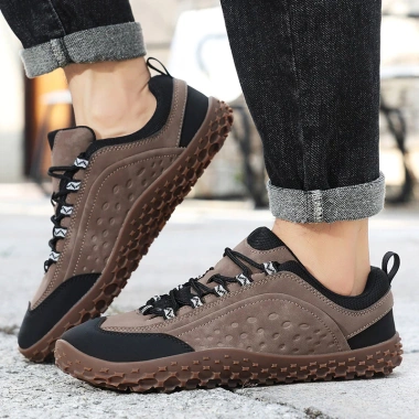 Giày sneakers chống thấm, đế cao su, chạy bộ & đi bộ dài, màu đen-xám-xanh kaki, giá 523.944₫ 4