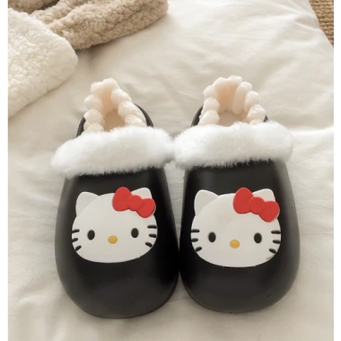 Giày Sục Kitty Lót Lông - Mềm Nhẹ, Thoáng Khí, Đi Làm, Đi Chơi Tết - 174k 2
