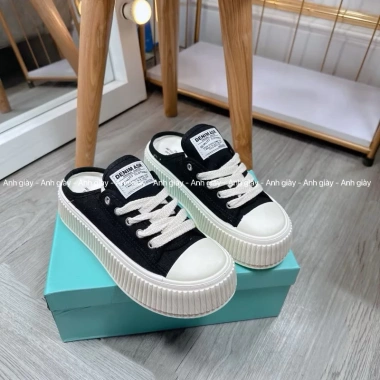 Giày sục thể thao nữ đạp gót vải kaki mềm êm - Đi học, làm, du lịch 285k 8