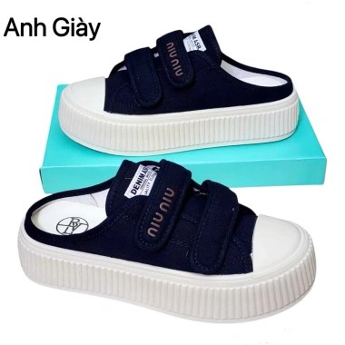 Giày sục thể thao nữ đạp gót vải kaki mềm êm - Đi học, làm, du lịch 285k 9