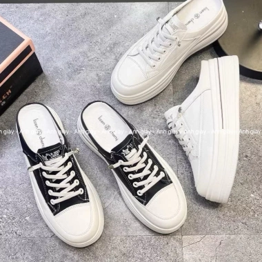 Giày sục TT47 Sneakers thể thao độn đế 6p nhẹ êm, tăng size, trẻ trung đi chơi du lịch