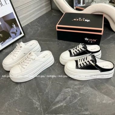 Giày sục TT47 Sneakers thể thao độn đế 6p nhẹ êm, tăng size, trẻ trung đi chơi du lịch 3
