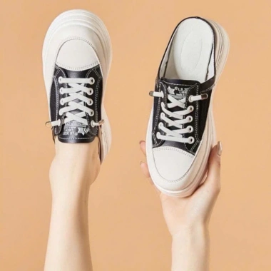 Giày sục TT47 Sneakers thể thao độn đế 6p nhẹ êm, tăng size, trẻ trung đi chơi du lịch 8