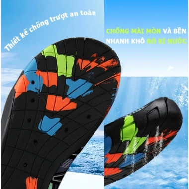 Giày thể thao cao su sandal ngoài trời nam nữ - Đi biển, lặn nước, giá 50.000₫