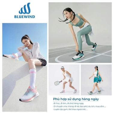 Giày Thể Thao Nam BLUEWIND Infinity 3.0 Êm Chân, Phù Hợp Chạy Bộ - Giá 499.000₫ giảm 118.760₫ 3