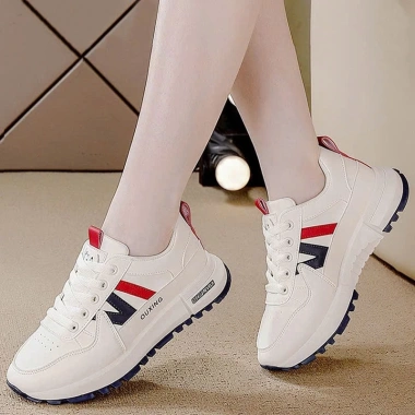 Giày Thể Thao Nữ 2.025 Da Hàn Quốc - Sneaker Trẻ Trung, Năng Động, Mã 5.168, Giá 215k