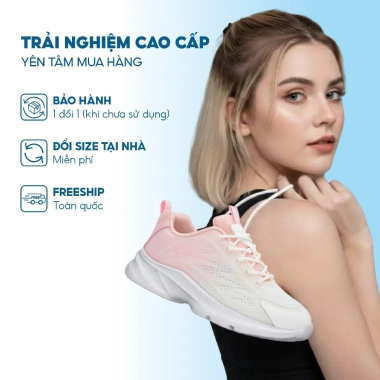 Giày Thể Thao Nữ BLUEWIND Siêu Nhẹ Trẻ Trung Vải Dệt Kim Thoáng Khí Giá 489k 4