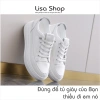 Giày thể thao nữ trắng độn đế cao 7cm phom gọn nhẹ ôm chân box Quảng Châu M14 8