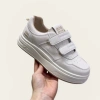 Giày thể thao nữ TT37 trắng - Sneaker đế bằng, cổ thấp, quai dán, giá 320.000₫ 9