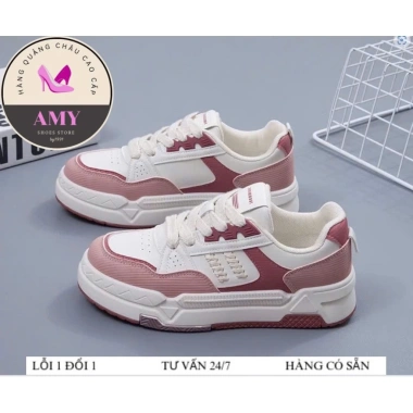 Giày Thể Thao Sneaker Nữ Đế Bằng Phong Cách Hàn Quốc Trẻ Trung Năng Động Giá 185k