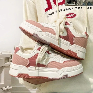 Giày Thể Thao Sneaker Nữ Đế Bằng Phong Cách Hàn Quốc Trẻ Trung Năng Động Giá 185k