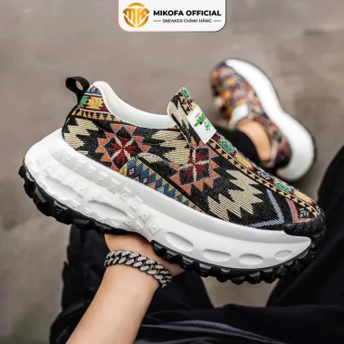 Giày Thể Thao Unisex MIKOFA Đế Cao 5cm Họa Tiết Thổ Cẩm Trẻ Trung Q36 355.000 6
