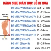 Giày Urban D95 Nhựa Mềm Đục Lỗ Thoáng Khí Chống Nước - Đi Mưa Biển Giá 129k 8