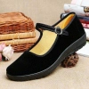 Giày vải nữ slip-on đen chống trơn trượt - Phù hợp công sở, khách sạn, khiêu vũ, giá ưu đãi 105.302 VND 7