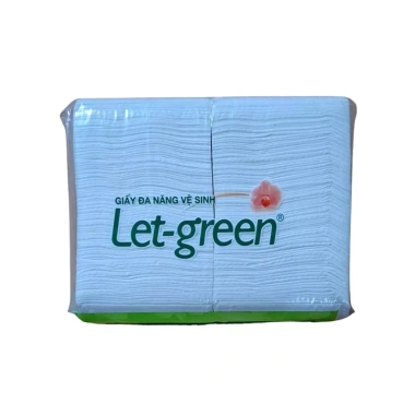 Giấy vệ sinh đa năng Let Green 700 tờ - Siêu mềm, thấm nhanh, chỉ 46.725đ 2