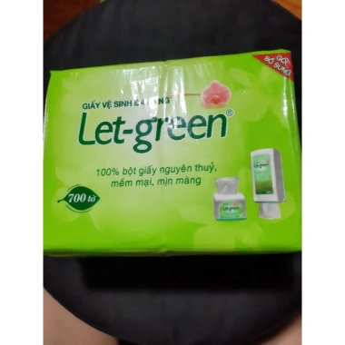 Giấy vệ sinh đa năng Let Green 700 tờ - Siêu mềm, thấm nhanh, chỉ 46.725đ 3
