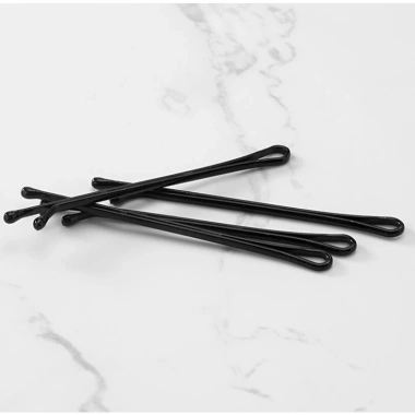 Gim tăm chữ Y 100 chiếc 500g - U cứng đầu tròn gợn sóng, thép chống gỉ, an toàn cho tóc, makeup chuyên nghiệp